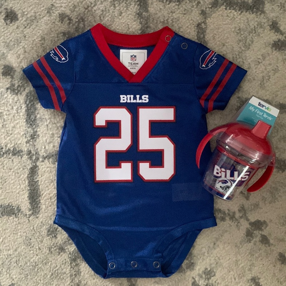 Buffalo Bills Jersey Onesie & Sippy Cup